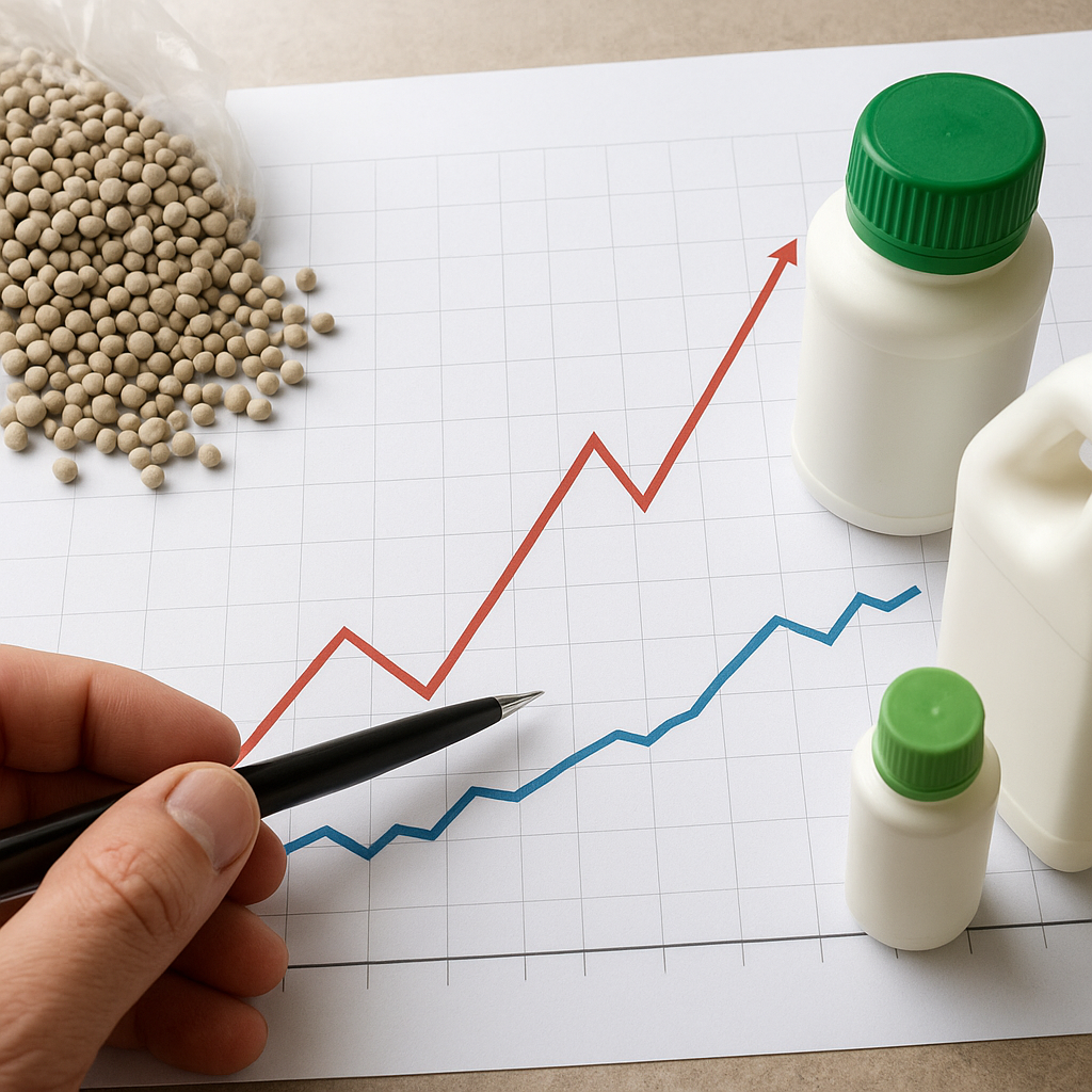 Notowania cen nawozów i środków ochrony roślin