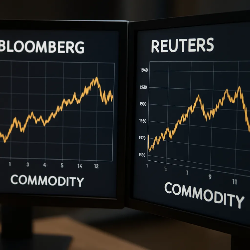 Jakie są notowania indeksów surowcowych Bloomberg i Reuters