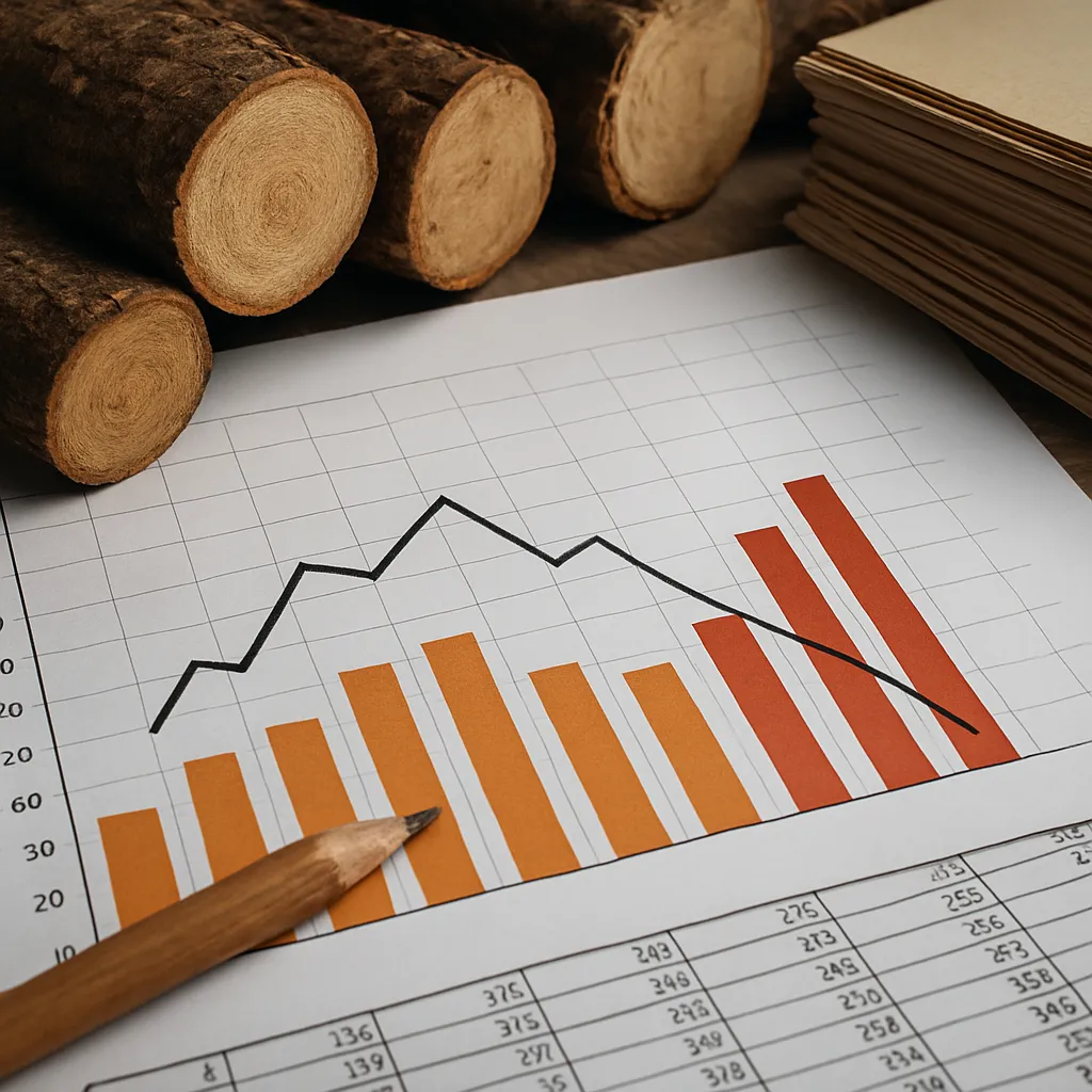 Notowania cen drewna i papieru – wpływ deficytu surowców
