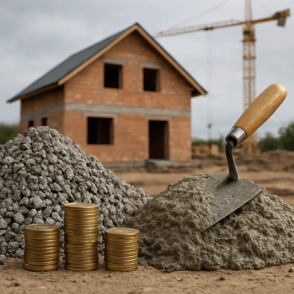 Ceny kruszyw i betonu – ile kosztuje budowa domu w 2025