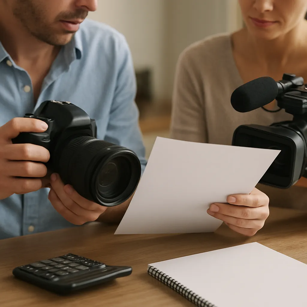 Jakie są aktualne ceny usług fotograficznych i wideofilmowania